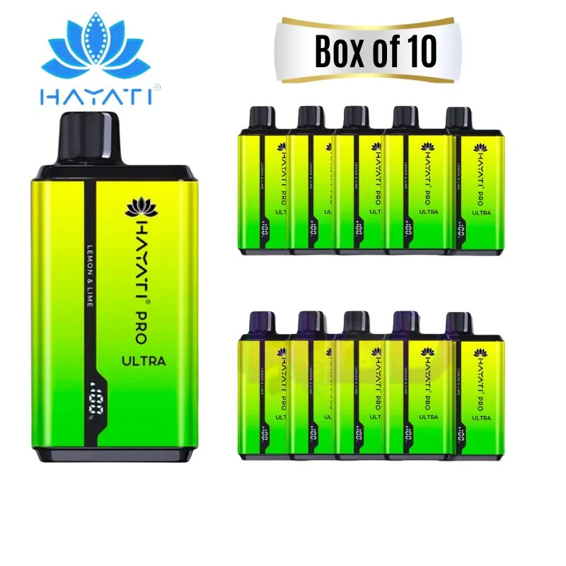 Hayati Pro Ultra 15000 Puffs Disposable Vape - Box of 10